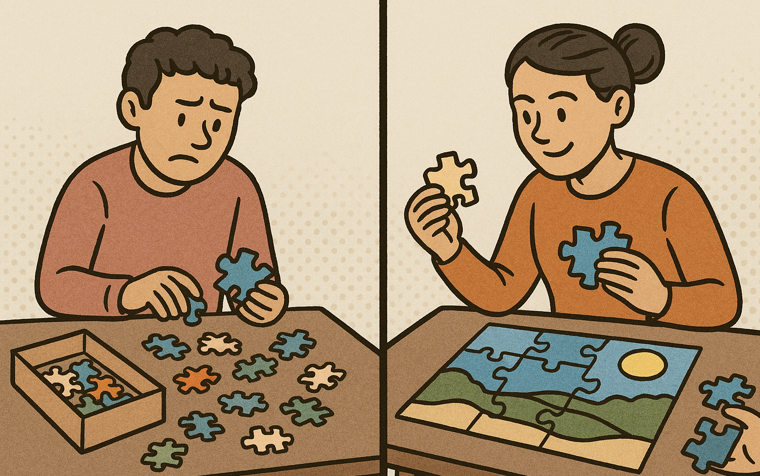 Strategic puzzle solvers