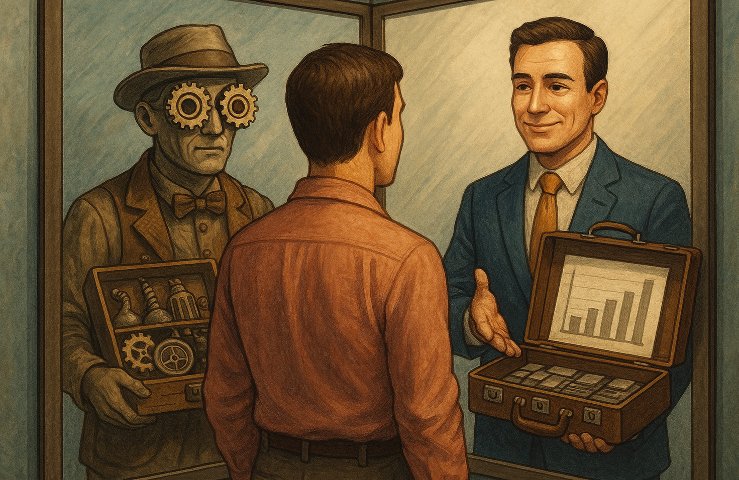 Your two choices - sell like a robot or be strategic