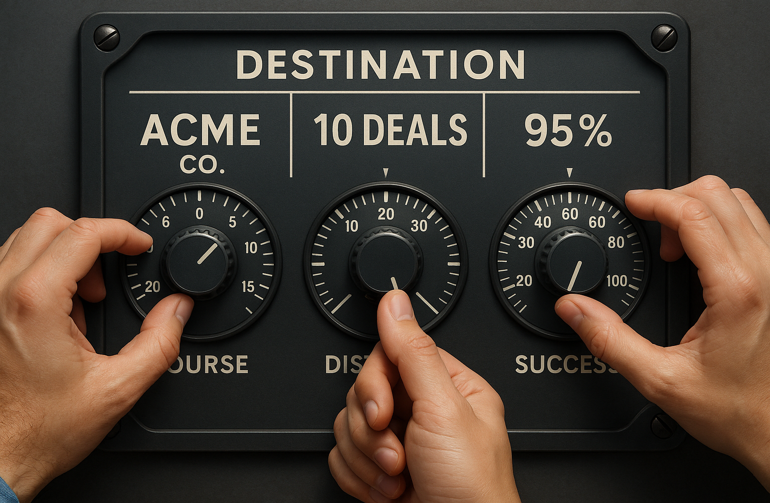 The three dial you can turn
