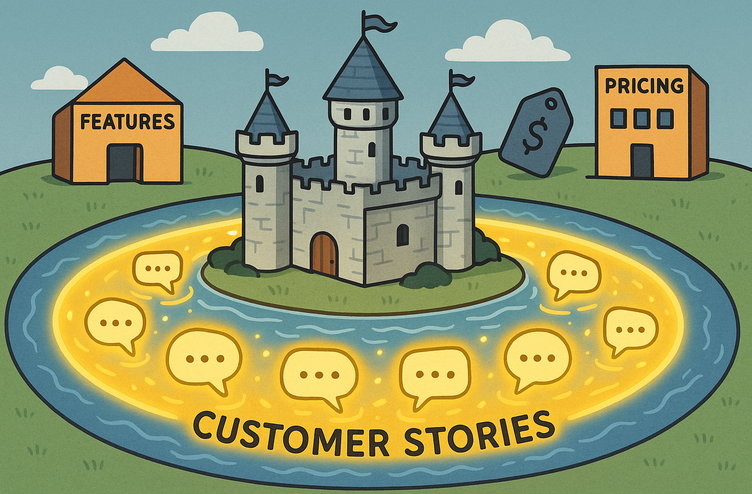 Your customer stories build a moat